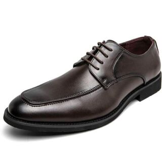 todaysunny ビジネスシューズ メンズ 本革 革靴 皮靴 紳士靴 黑(ドレス/ビジネス)