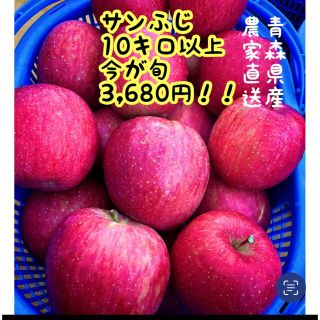 王道の林檎　ふじ　大人気　今年限定格安　農家直送　りんご(ふじ)　10キロ以上(フルーツ)