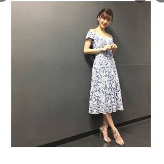 再値下げ!真野恵里菜ちゃん着用 タダシショウジレースワンピース