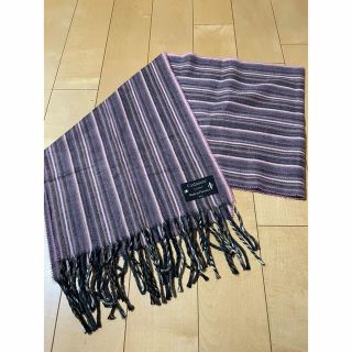 cashmere finished  カシミアマフラー　フランス製(マフラー/ショール)