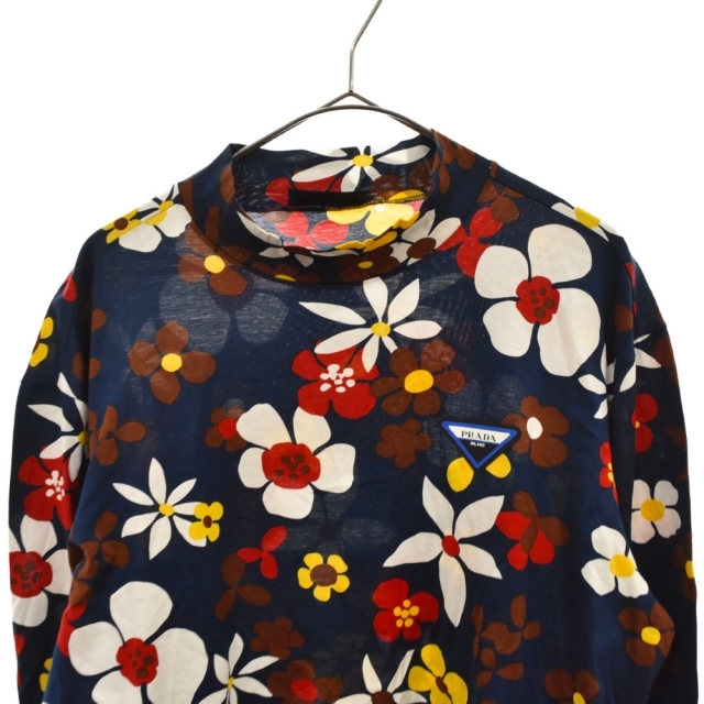 週末限定直輸入♪ PRADA 19ssラバーロゴタートルネックカットソー