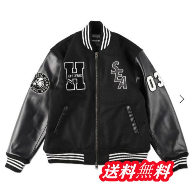 HYSTERIC GLAMOUR X WDS VARSITY HOODIE M 販売証明書付き www.akema.it