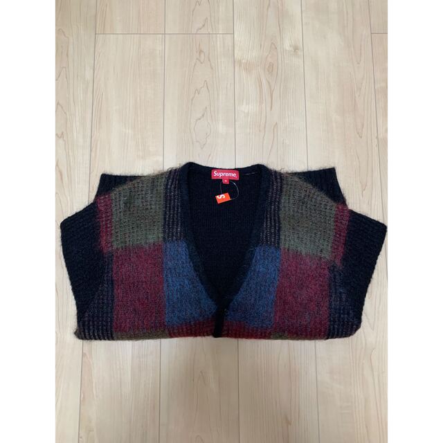 Supreme Brushed Grid Cardigan モヘア カーディガン カーディガン Supreme Brushed Grid Cardigan モヘア カーディガン カーディガン