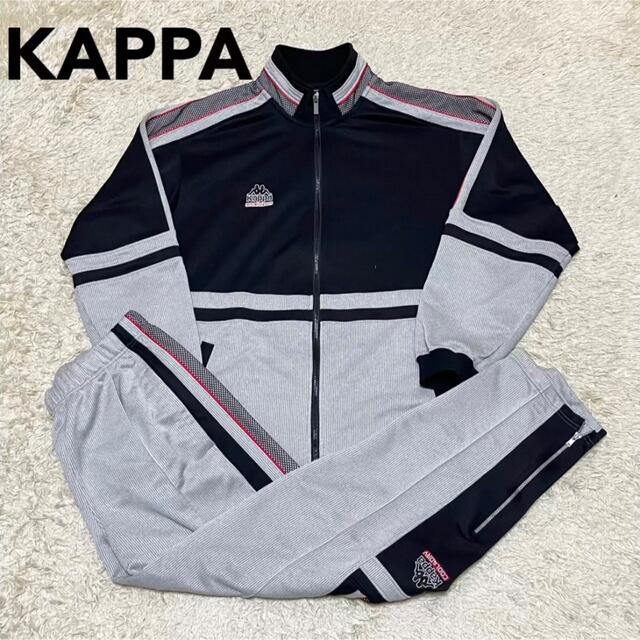 【レア】90s Kappa カッパ　ナイロンジャケット　ジャージ　セットアップ