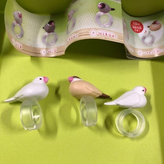 ガチャ⭐️指のり文鳥⭐️3コセット エンタメ/ホビーのエンタメ その他(その他)の商品写真