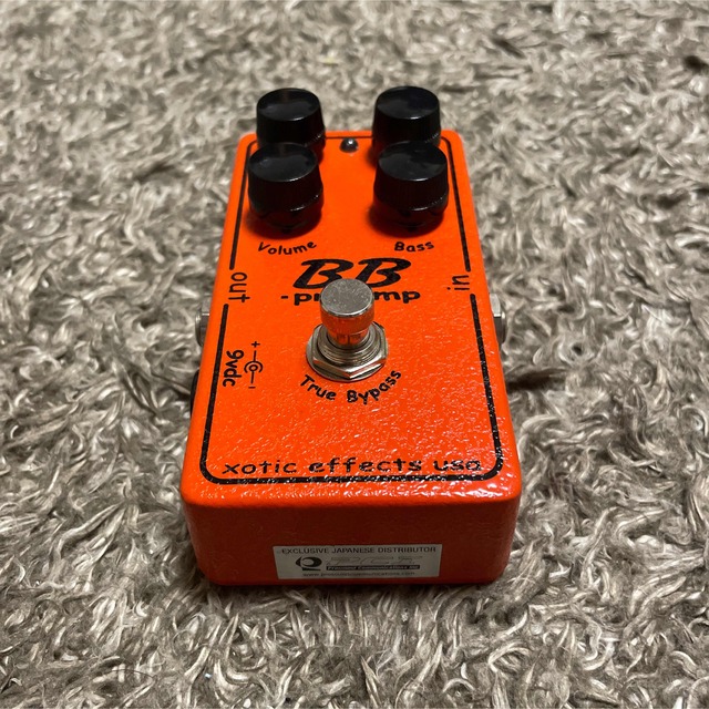 xotic BB preamp 手書きシリアル