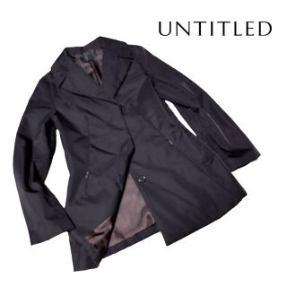 アンタイトル(UNTITLED)のUNTITLED【美品】中綿ナイロンショートコート(ダウンコート)