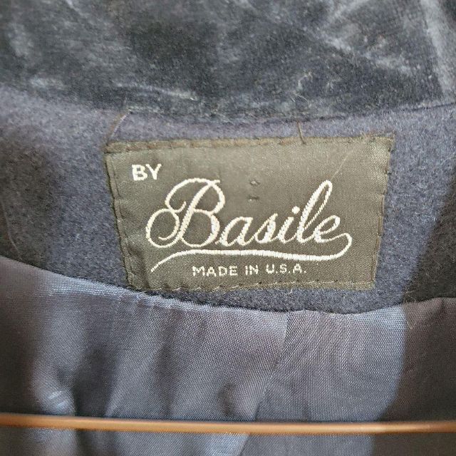 メンズ　ウールロングコート　Basile  バジーレ　MADE IN USA メンズのジャケット/アウター(チェスターコート)の商品写真