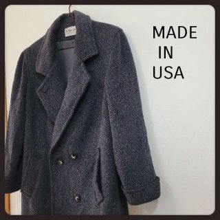 Cathy-Jo　メンズ　ウールロングコート　MADE IN USA