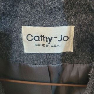 Cathy-Jo　メンズ　ウールロングコート　MADE IN USA