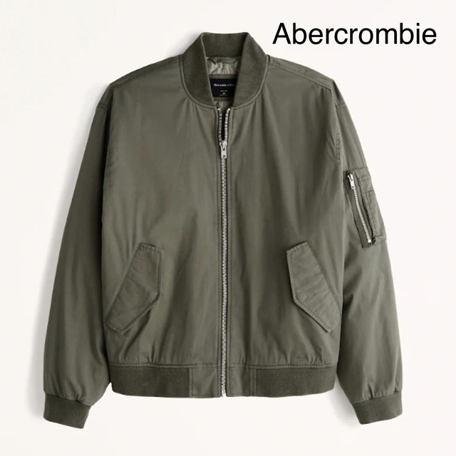 Abercrombie&Fitch(アバクロンビーアンドフィッチ)の大人気！★Abercrombie メンズ MA-1 中綿入りのボンバージャケット メンズのジャケット/アウター(フライトジャケット)の商品写真