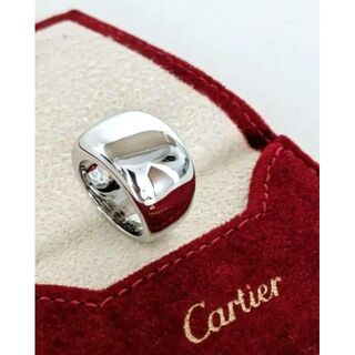 カルティエ(Cartier)のCartier カルティエ ヌーベルバーグ リング 48 指輪 K18WG(リング(指輪))