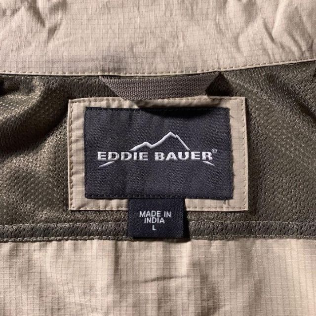 Eddie Bauer(エディーバウアー)の00s 古着 エディーバウアー コットンナイロン フィッシングジャケット L メンズのジャケット/アウター(ナイロンジャケット)の商品写真