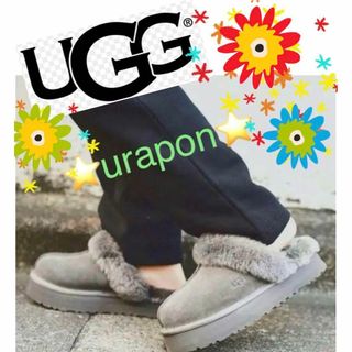 アグ(UGG)の入手困難✨激レア✨極美✨展示品✨23㎝✨UGG✨Disquette✨ディスケット(サンダル)