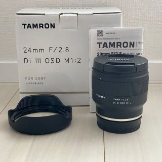 タムロン(TAMRON)の美品TAMRON 24mm F2.8 Di III OSD Model F051(レンズ(単焦点))