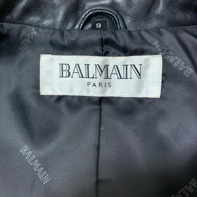 BALMAIN(バルマン)のレディース テーラードジャケット 黒 M BALMAIN レディースのジャケット/アウター(テーラードジャケット)の商品写真