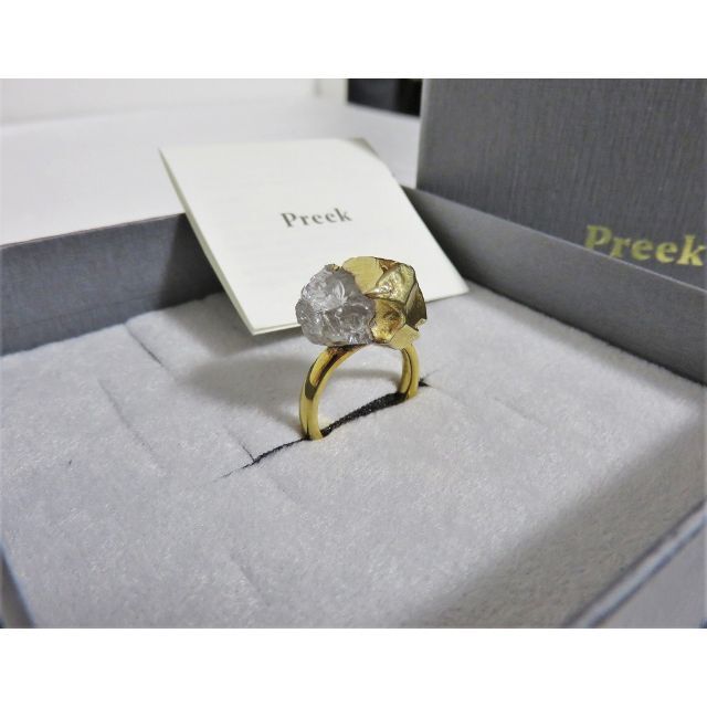 定価4.9万 新品 Preek リング 11 ゴールド シルバー925 プリーク レディースのアクセサリー(リング(指輪))の商品写真