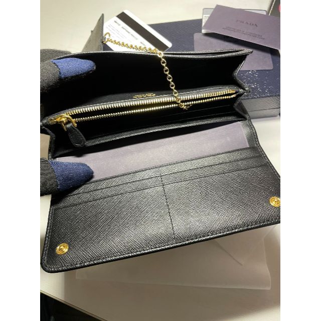 PRADA - ☆PRADA☆ プラダ 二つ折りレザー サフィアーノウォレット