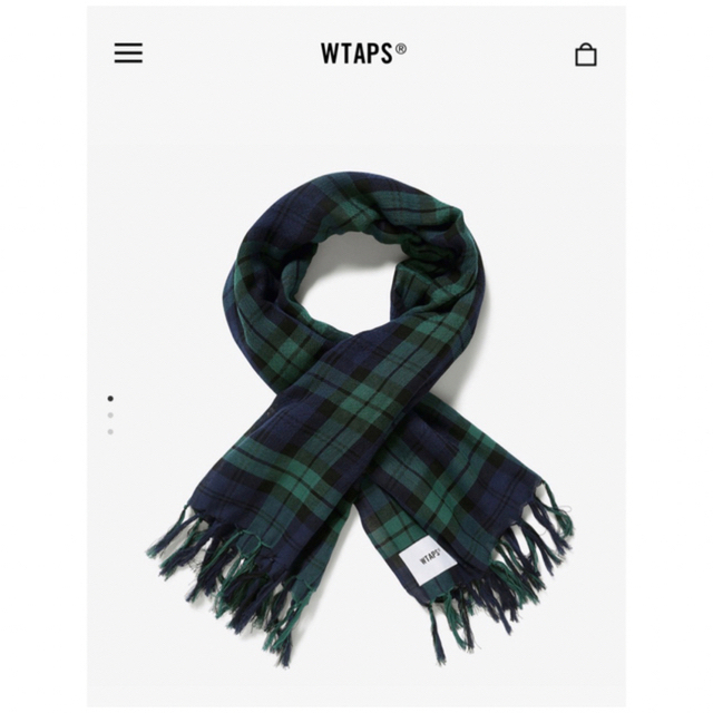 W)taps(ダブルタップス)のWTAPS 2022FW WRAP SCARF GREEN メンズのファッション小物(マフラー)の商品写真