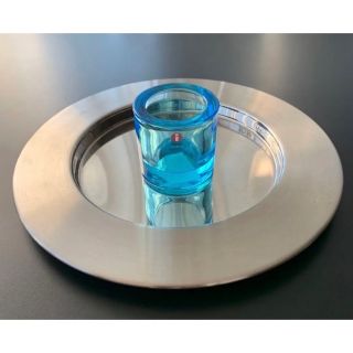 イッタラ(iittala)のiittala イッタラ  kiviキビ キャンドルホルダー　ライトブルー(その他)