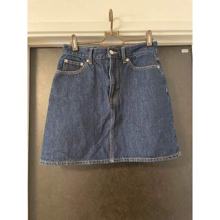 エックスガール(X-girl)の【X-girl】 OW JEAN SKIRT デニムミニスカート(ミニスカート)