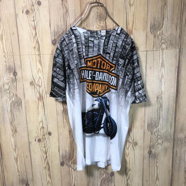 Harley Davidson(ハーレーダビッドソン)の『ハーレーダビッドソン』90s 古着 Tシャツ ビッグプリント メンズのトップス(Tシャツ/カットソー(半袖/袖なし))の商品写真