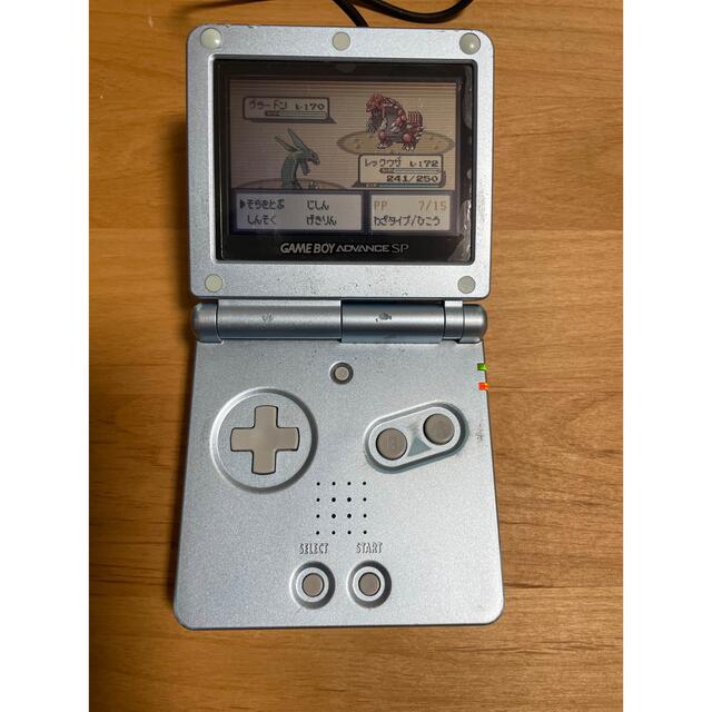 Nintendo 任天堂 ゲームボーイアドバンスSP + エメラルドカセット- Nintendo 任天堂 ゲームボーイアドバンスSP + エメラルドカセット-