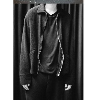 コモリ(COMOLI)のCOMOLI 22AW 縮絨ウール ジップショートジャケット(その他)