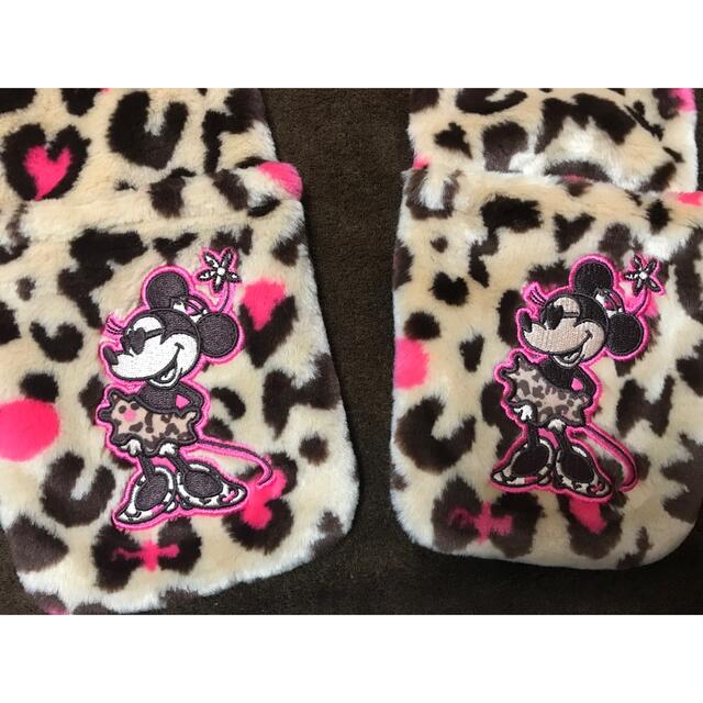 ディズニー レオパード ヒョウ柄 ミニー ファンキャップ マフラー 被り物 3
