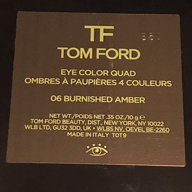 TOM FORD(トムフォード)のトムフォード   アイカラークォード  06 バーニッシュドアンバー コスメ/美容のベースメイク/化粧品(アイシャドウ)の商品写真