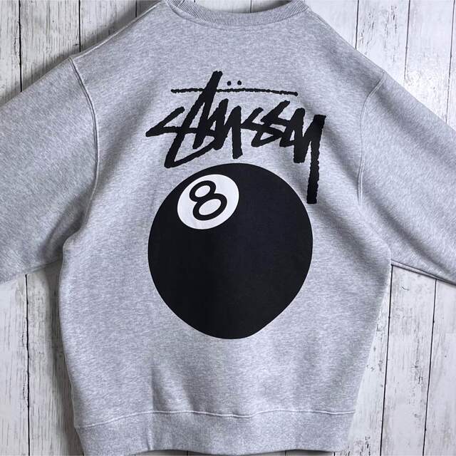 stussy スウェット　グレー　XL　美品