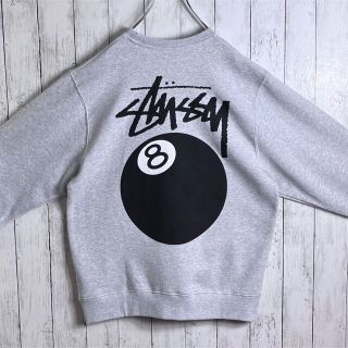 【大人気デザイン！】Stussy(ステューシー)★8ボール両面ロゴスウェット