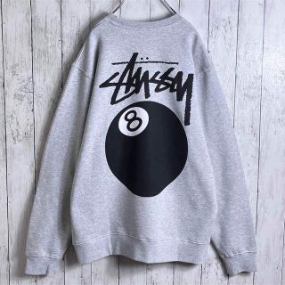 STUSSY - 【美品】ステューシー 両面プリント 8ボール スウェット STUSSY - 【美品】ステューシー 両面プリント 8ボール スウェット