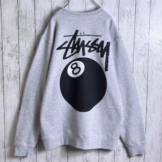 STUSSY - 【美品】ステューシー 両面プリント 8ボール スウェット ...