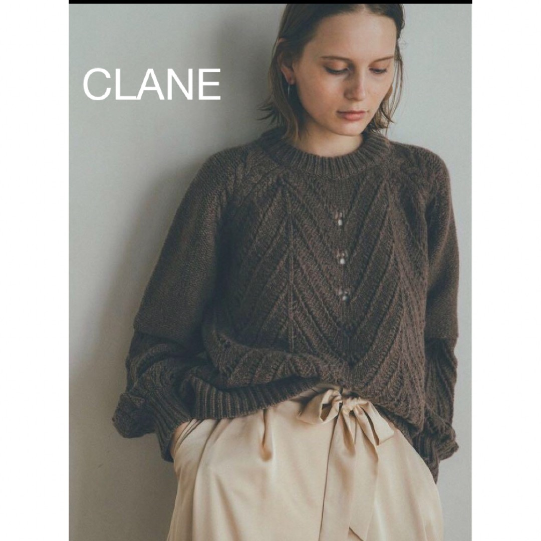 CLANE  OPENWORK CABLE KNIT