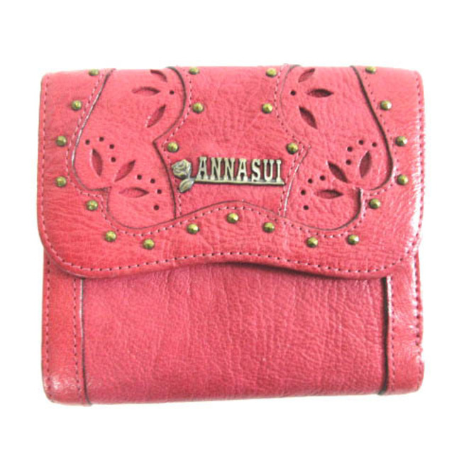 ANNA SUI(アナスイ)のアナスイ ANNA SUI 三つ折り財布 コンパクトウォレット レザー  レディースのファッション小物(財布)の商品写真