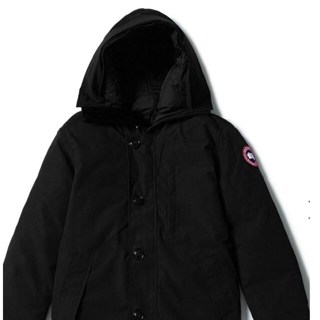 CANADA GOOSE(カナダグース)のカナダグース CANADA GOOSE ジャスパー M Noir 黒 メンズのジャケット/アウター(ダウンジャケット)の商品写真