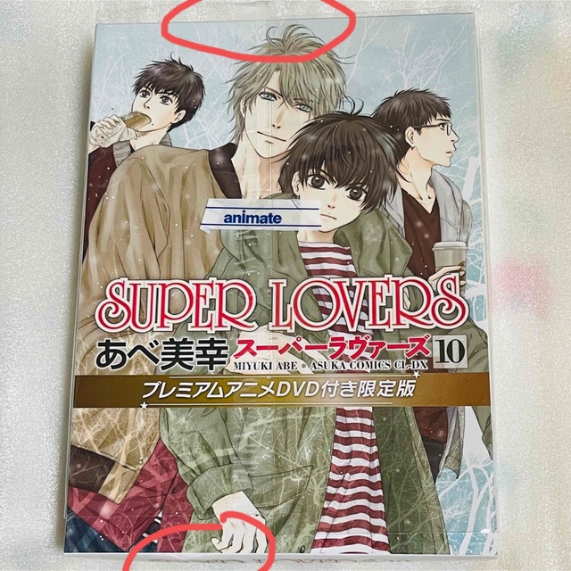 角川書店(カドカワショテン)のSUPER LOVERS 第10巻 プレミアムアニメDVD付き限定版 エンタメ/ホビーの漫画(ボーイズラブ(BL))の商品写真