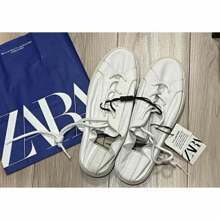 ザラ(ZARA)のZARA ザラ☆新品 ソフトレザー 2way スニーカー スリッポン(スニーカー)