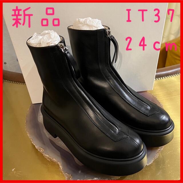 新品レア品】37 THE ROW レザー Zipped Boot 1-uwasnet.org