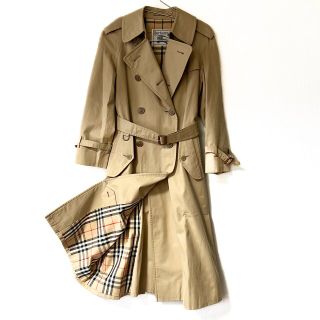 バーバリー(BURBERRY)の【Burberrys バーバリー】トレンチコート　ノバチェック　キャメル(トレンチコート)