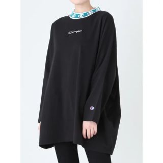 エモダ(EMODA)のEMODA×Champion コラボリブトップロンT(Tシャツ/カットソー(七分/長袖))