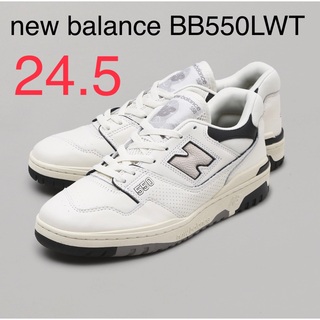 ニューバランス(New Balance)のNewBalance  BB 550 LWT ホワイト ニューバランス 24.5(スニーカー)