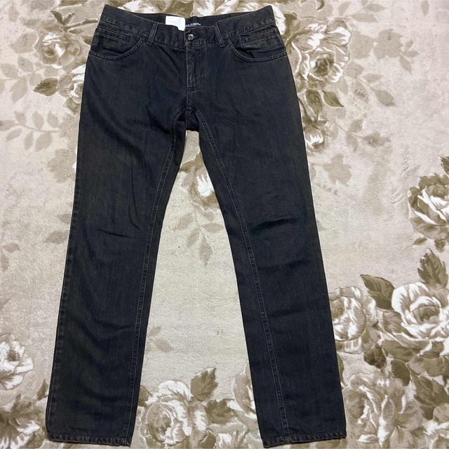 DOLCE&GABBANA - DOLCE&GABBANA プレート デニム パンツ DENIM 50の