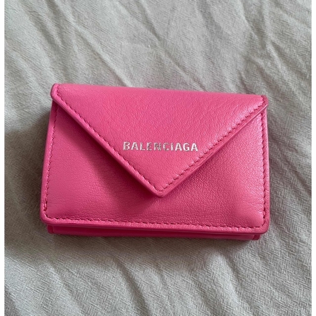 Balenciaga(バレンシアガ)のバレンシアガ バレンシアガ三つ折財布 BALENCIAGA ミニ財布 レディースのファッション小物(財布)の商品写真