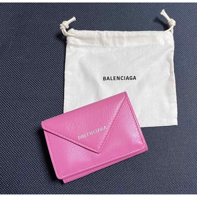 Balenciaga(バレンシアガ)のバレンシアガ バレンシアガ三つ折財布 BALENCIAGA ミニ財布 レディースのファッション小物(財布)の商品写真