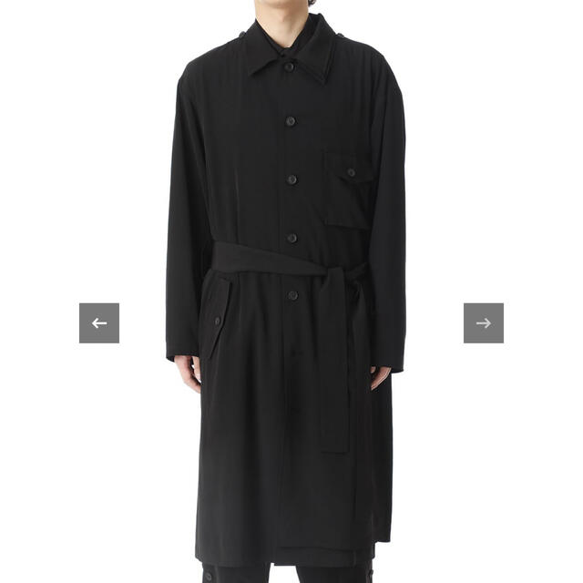 Yohji Yamamoto(ヨウジヤマモト)のyohji yamamoto 21ss 着脱身頃付き シャツコート メンズのジャケット/アウター(テーラードジャケット)の商品写真