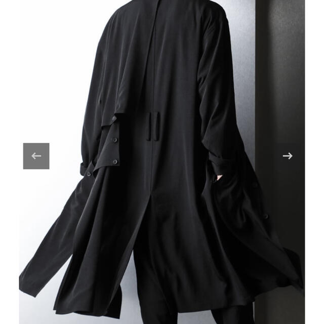 Yohji Yamamoto(ヨウジヤマモト)のyohji yamamoto 21ss 着脱身頃付き シャツコート メンズのジャケット/アウター(テーラードジャケット)の商品写真