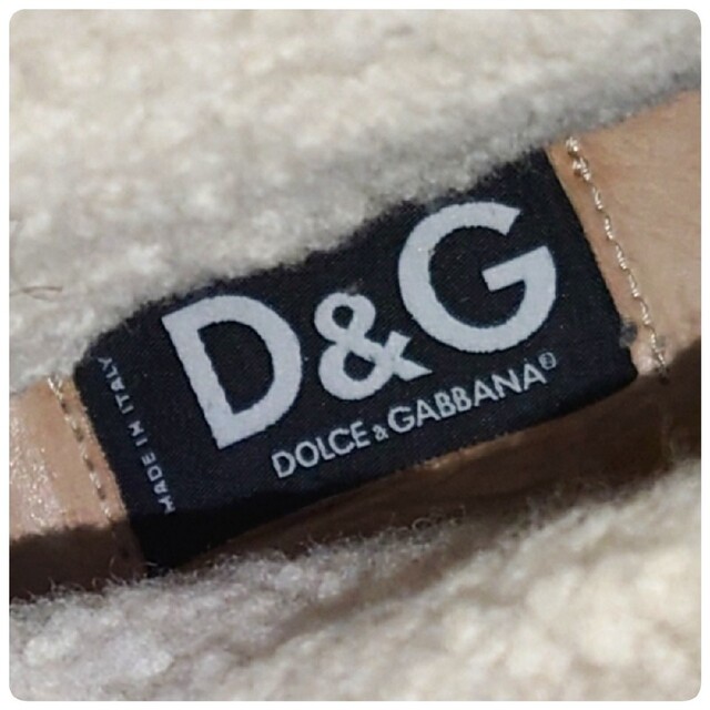 DOLCE&GABBANA(ドルチェアンドガッバーナ)の極上 D&G 最高級イタリアンカウレザーボンディングラバー裏ムートンスノーブーツ メンズの靴/シューズ(長靴/レインシューズ)の商品写真