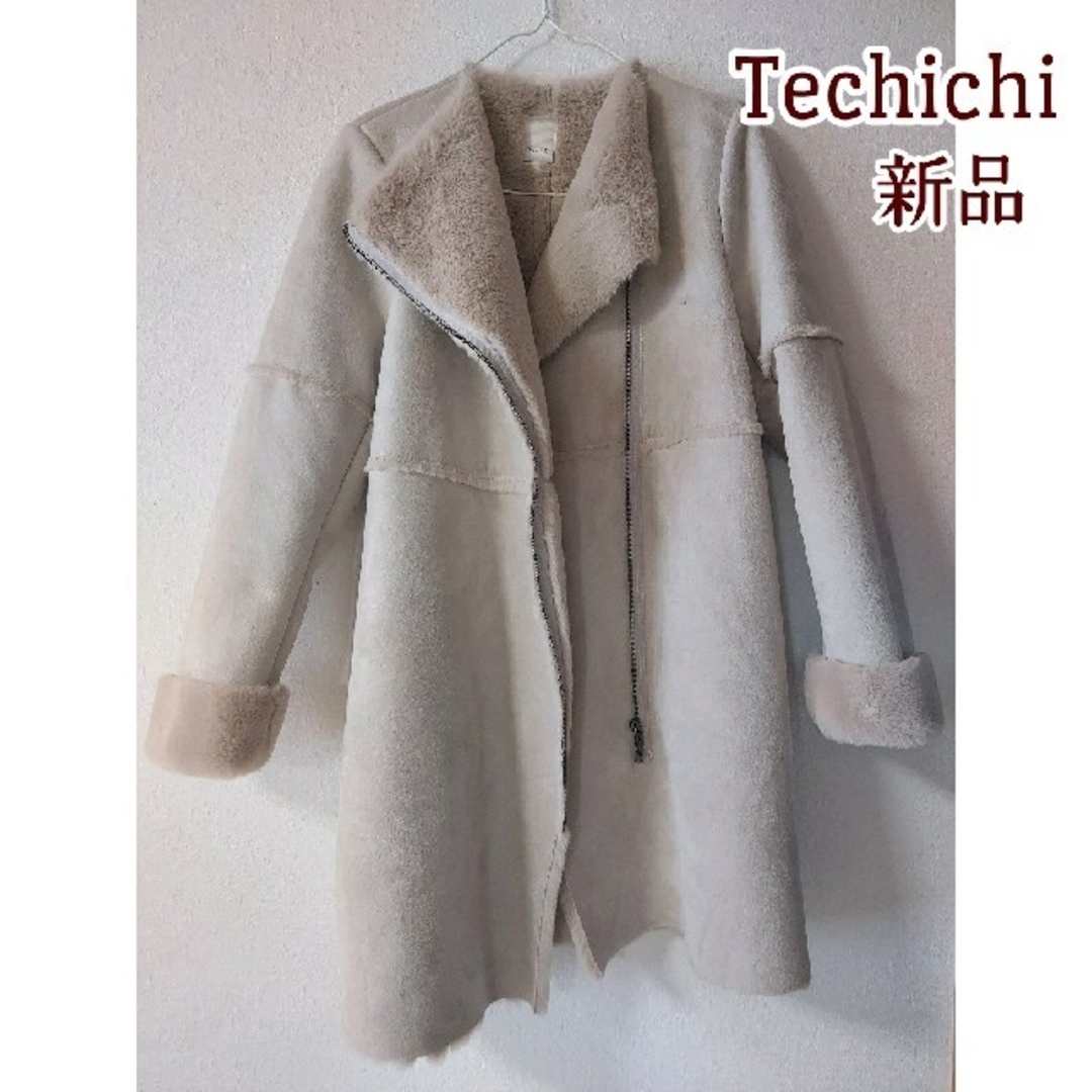 Techichi(テチチ)の【新品未使用】 最終値下げ ❁ Techichi テチチ ロングコート レディースのジャケット/アウター(ロングコート)の商品写真